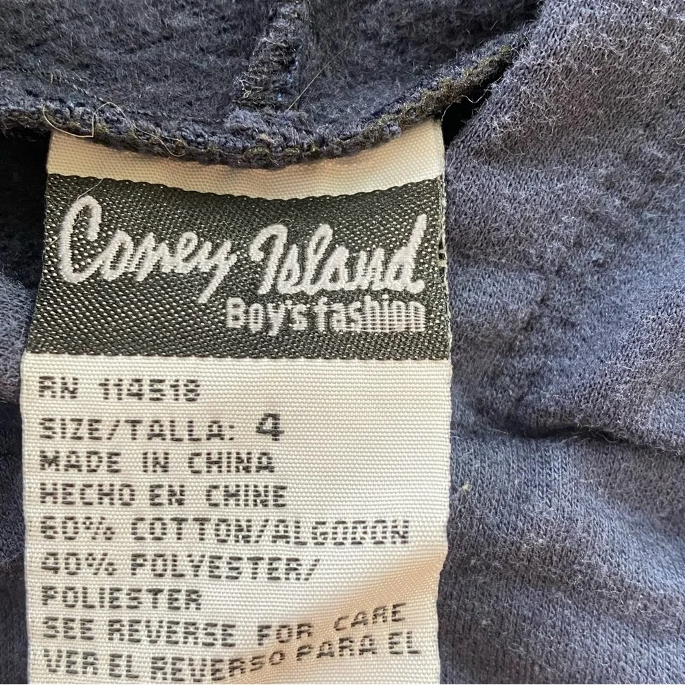 CONEY ISLAND Navy Varsity Champions 1966 Zip Up Hoodie